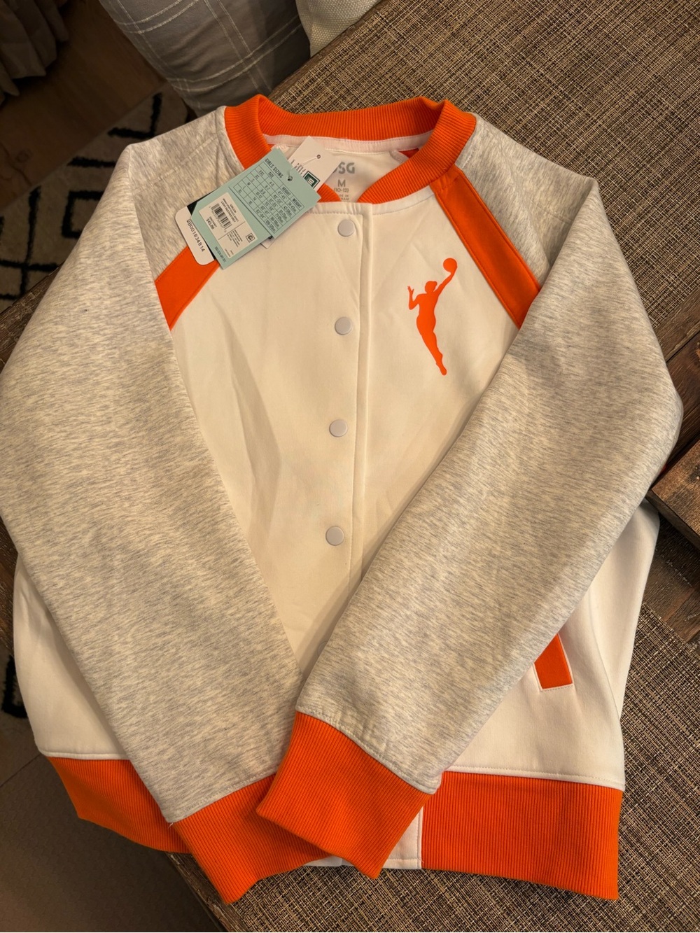 Dicks sporting goods/WNBA 3 pieces!Basketball Set Jacket-Tank-Shorts Med 10/12